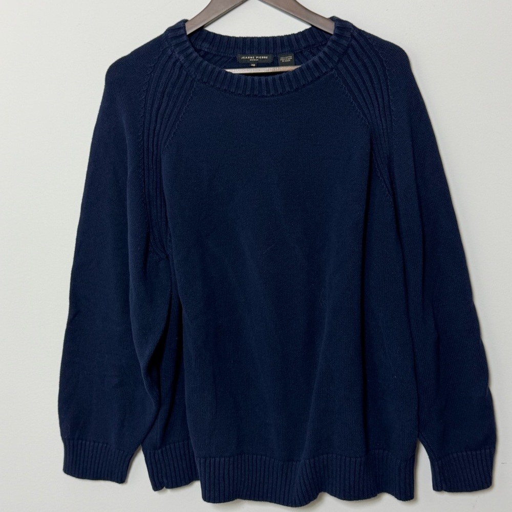 Jeanne Pierre Woman Cotton Knit Sweater
